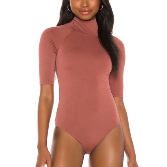 Privacy Please Frankie Bodysuit in Rosewood - Picture 2 of 5